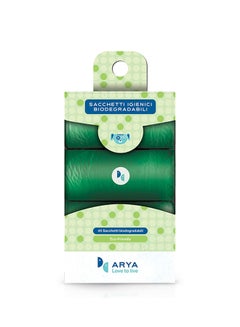 LindoCat 45-Sachets Arya Poo Bags Refill Green 