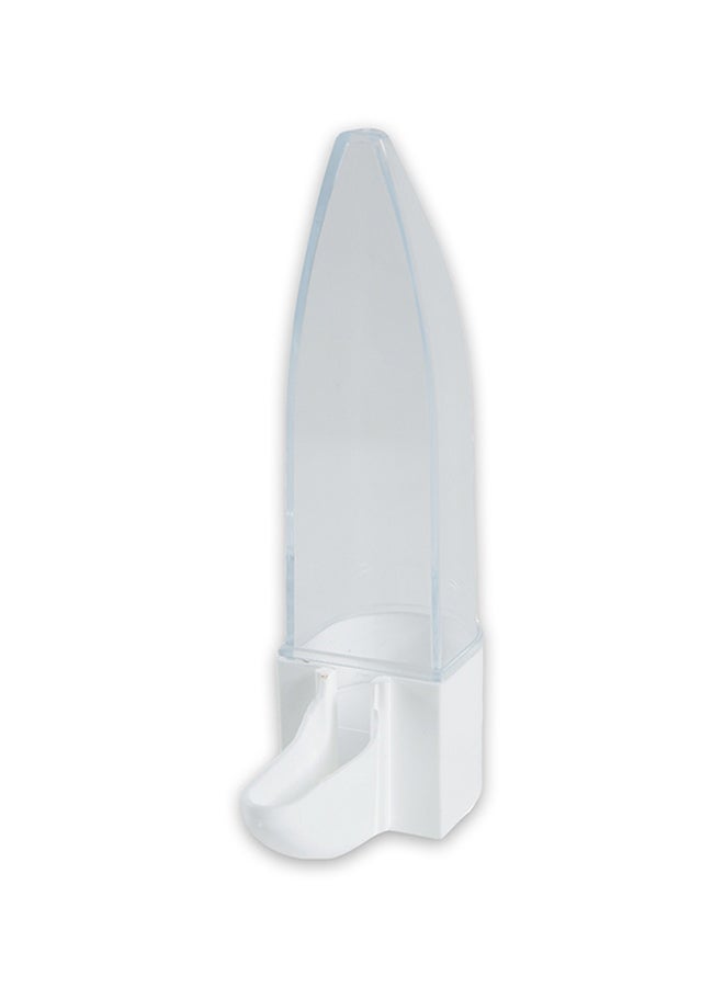 Drinking Bottle Flat Feeder For Domestic Birds Clear 70ml