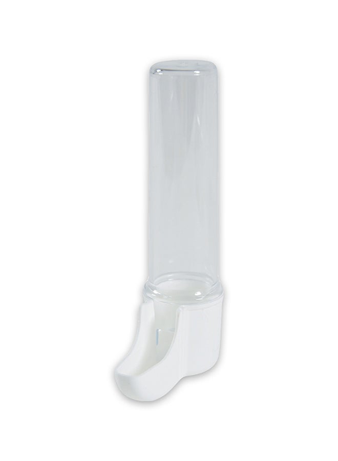 Drinking Bottle Flat Feeder For Domestic Birds Clear 30ml