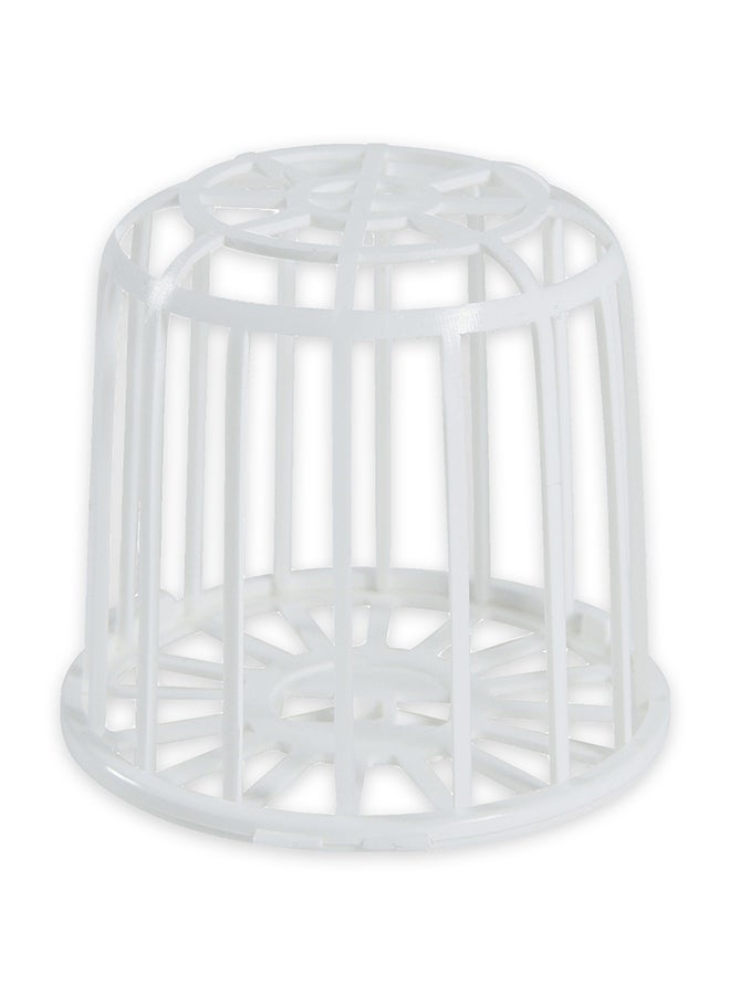 زولوكس حامل من مواد متداخلة للطيور المنزلية. أبيض 7.8سم