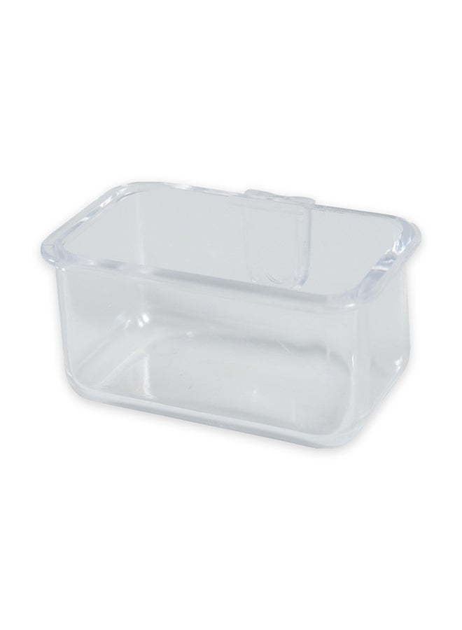 Bird Feeder Rectangular Clear 11x5x8cm