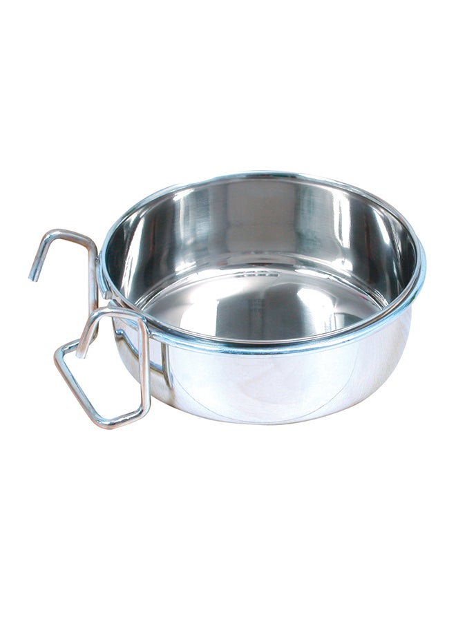 ZOLUX Inox Suspended Stainless Hygienic Bowl With Holder Silver 840ml