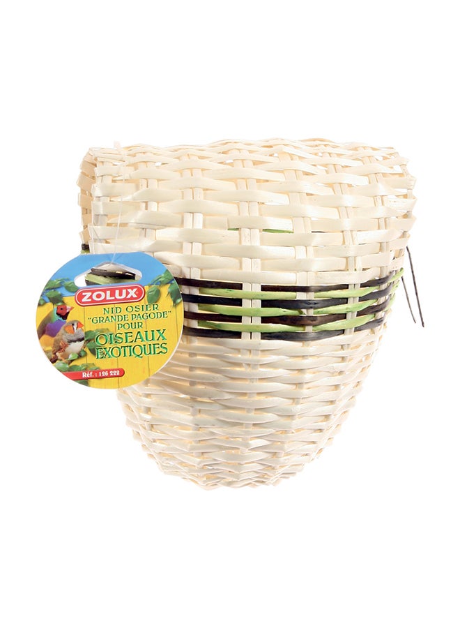 ZOLUX Wicker Pagoda Nest Brown