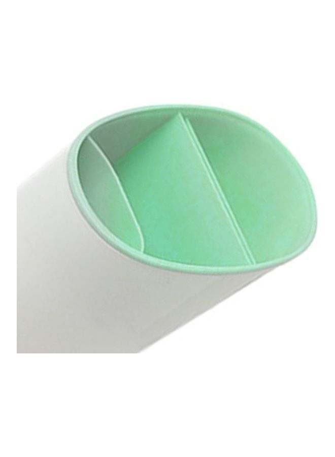 Generic - Multi-function Kitchen Cutlery Storage Rack Light Green 12.2x12.2x19cm - Image 1