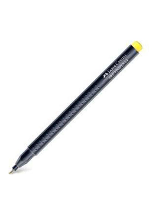 FABER-CASTELL - Fibre- Tip Pen Grip Finepen Yellow - Image 1