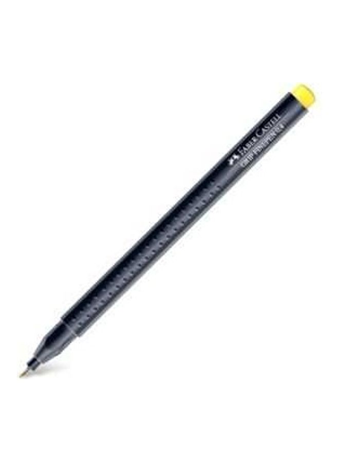 FABER-CASTELL - Fibre- Tip Pen Grip Finepen Yellow - Image 1