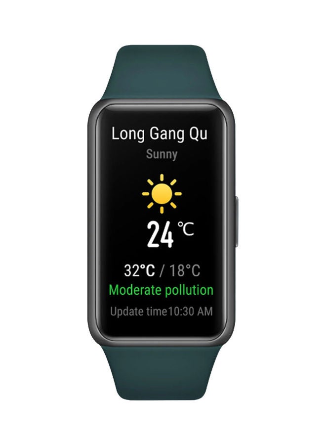 HUAWEI HUAWEI Band 6 FRA-B19 Black Green  - Image 1