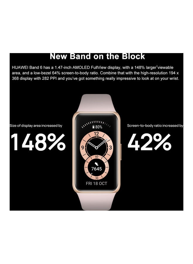 HUAWEI HUAWEI Band 6 FRA-B19 Black Green  - Image 2