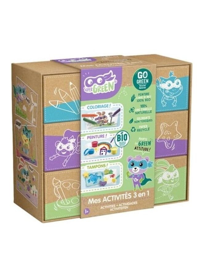 Canal Toys 3 In 1 Activities ‎22.2 x 9 x 21cm  - Image 1