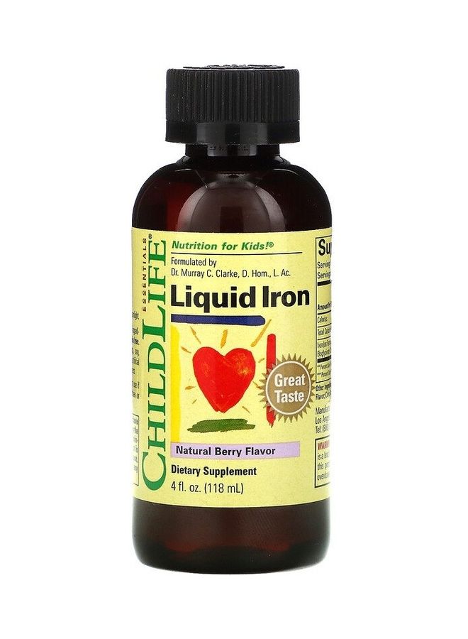 CHILDLIFE Liquid Iron Natural Berry Flavor  - Image 1