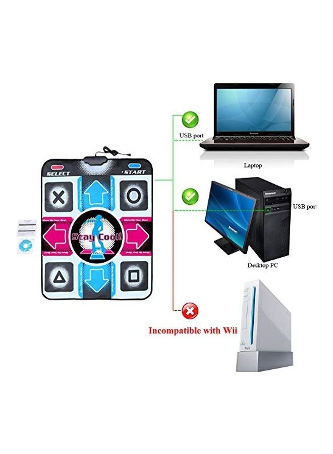 Generic - USB Non-Slip Dancing Step Pad Blanket Compatible For PC Computer Video Game - Image 1
