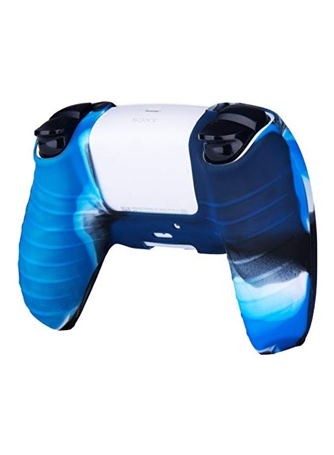Silicone Cover Skin Case For Sony PS5 Controller With Thumb Grips - Image 2