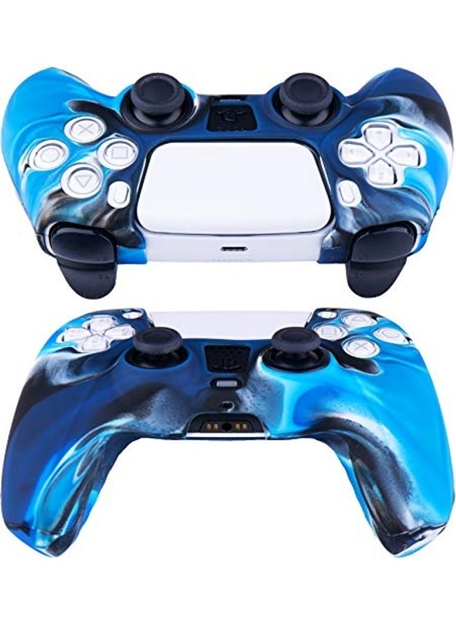 Silicone Cover Skin Case For Sony PS5 Controller With Thumb Grips - Image 5