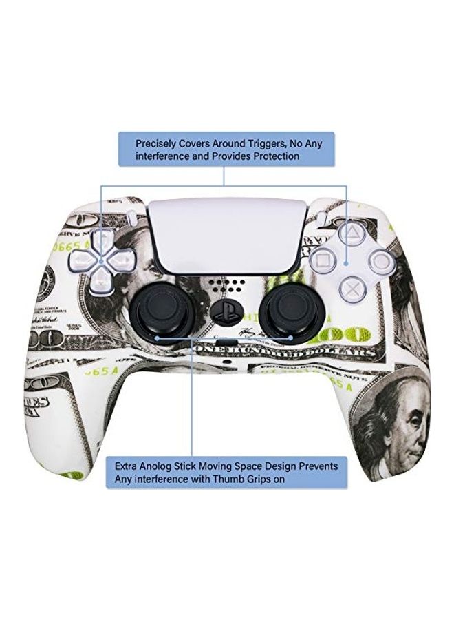 Silicone Cover Skin Case For Sony PS5 DualSense Controller - Image 1