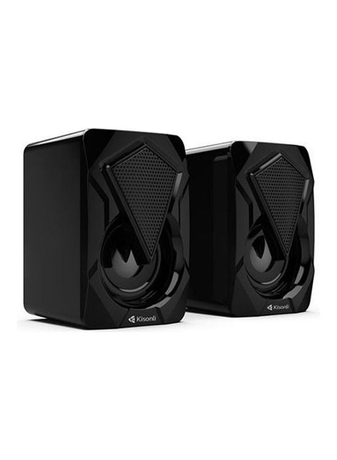 Kisonli - PC Wired Speaker Black - Image 1
