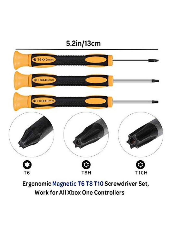 طقم أدوات مفكات براغي T6 T8 T10 لإصلاح ذراع تحكم جهاز ألعاب إكس بوكس ون