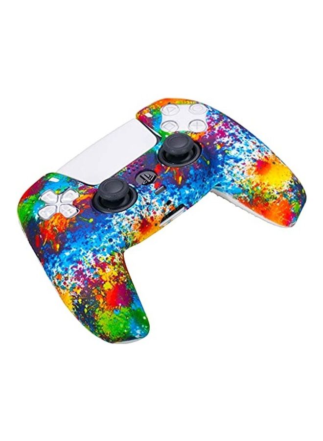 Printing Silicone Thickened Cover Skin Case For Sony PS5 DualSense - Image 1