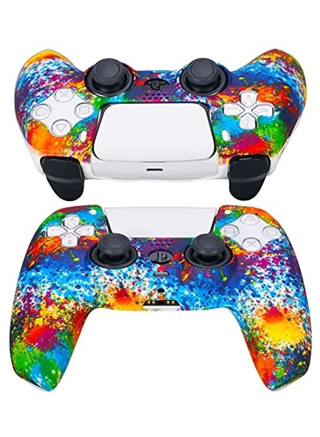 Printing Silicone Thickened Cover Skin Case For Sony PS5 DualSense - Image 3