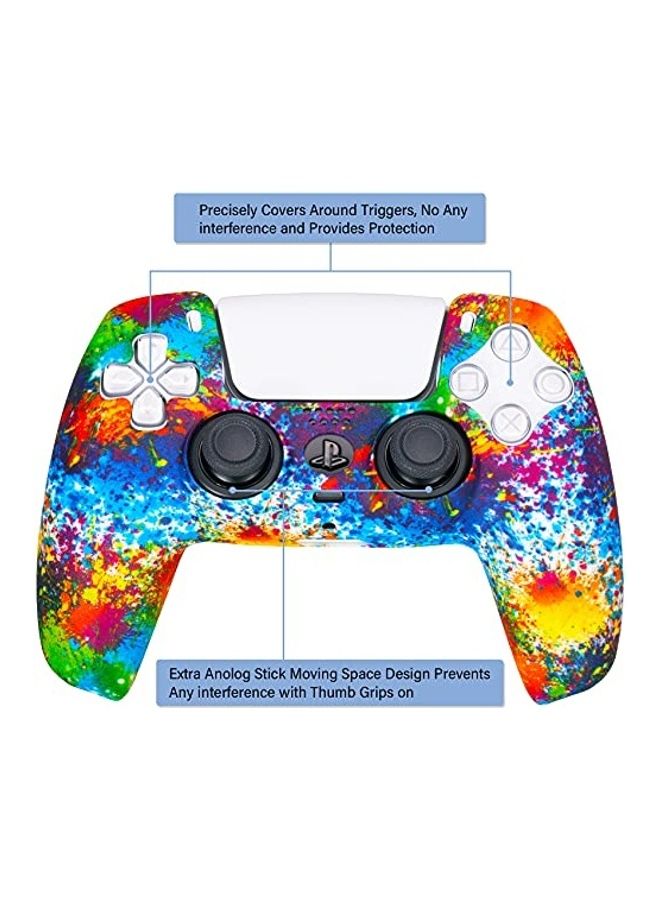 Printing Silicone Thickened Cover Skin Case For Sony PS5 DualSense - Image 2