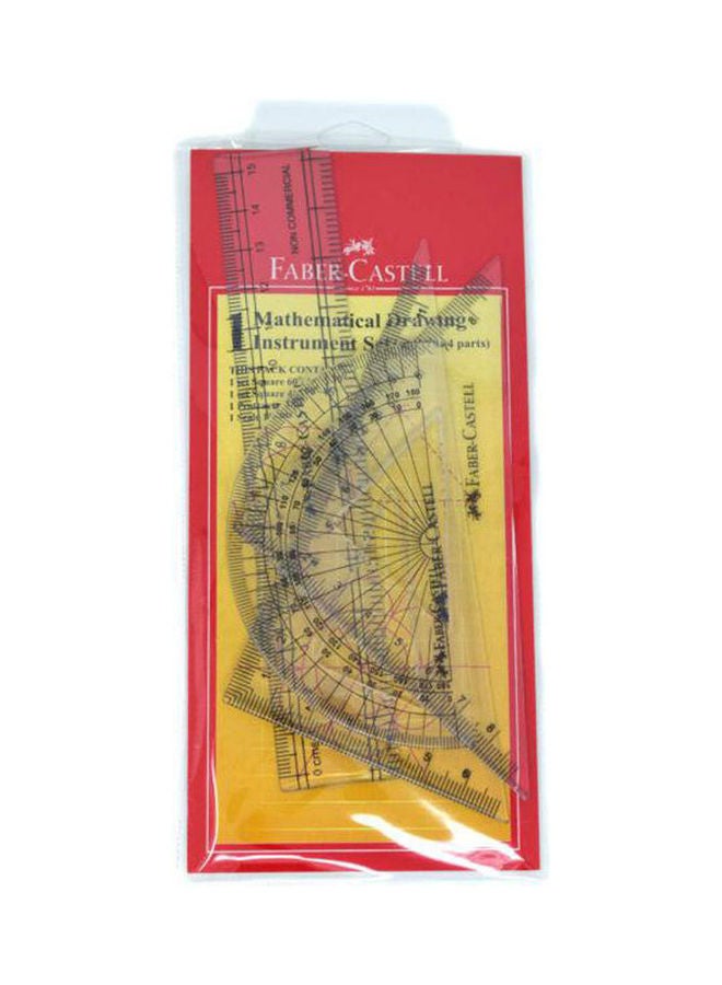 Mathematical Drawing Set 4Pcs 163504 Clear - v1627424130/N49540189A_1