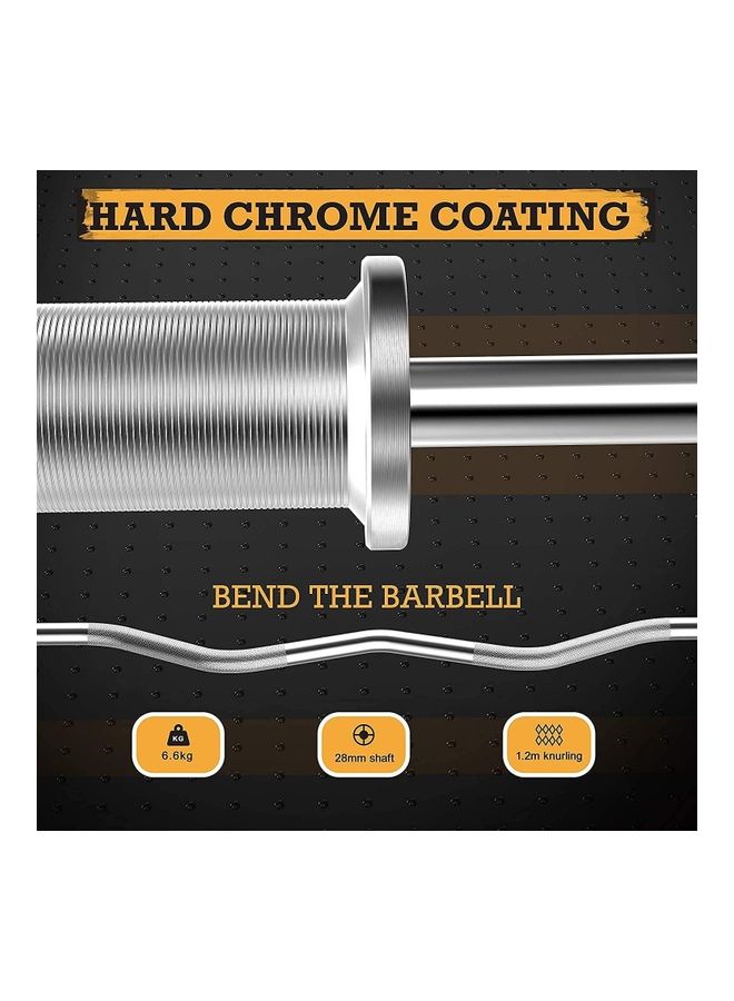Max Strength Barbell Super Curl Weight Bar  - Image 2