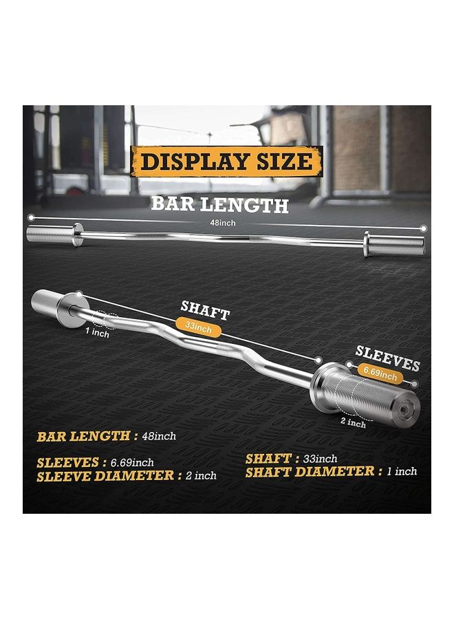 Max Strength Barbell Super Curl Weight Bar  - Image 4