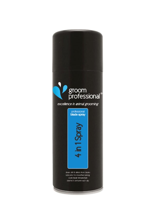 Groom Professional 4 in 1 Clipper Spray Aerosol 400ml for Pet Grooming 450 GramNone