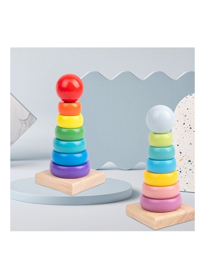 Number Cognition Wooden Ring Toy - Image 2