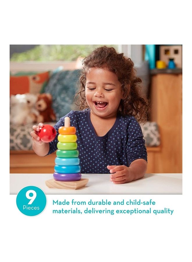 Number Cognition Wooden Ring Toy - Image 4