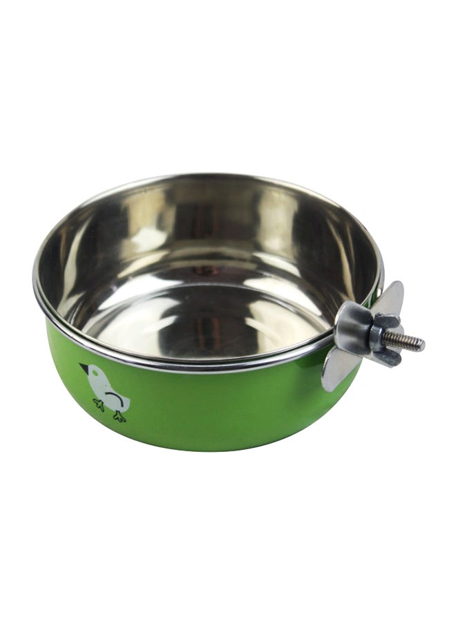 بادو وعاء للطيور من الإستانلس ستيل متعدد الألوان