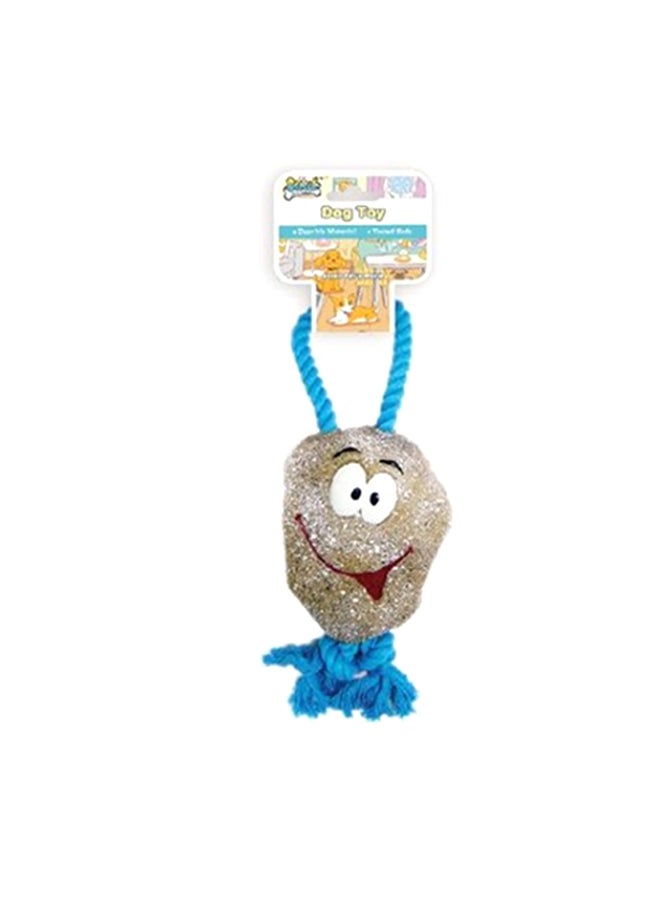 Pets Dog Toy Ball Rock with Rope Assorted