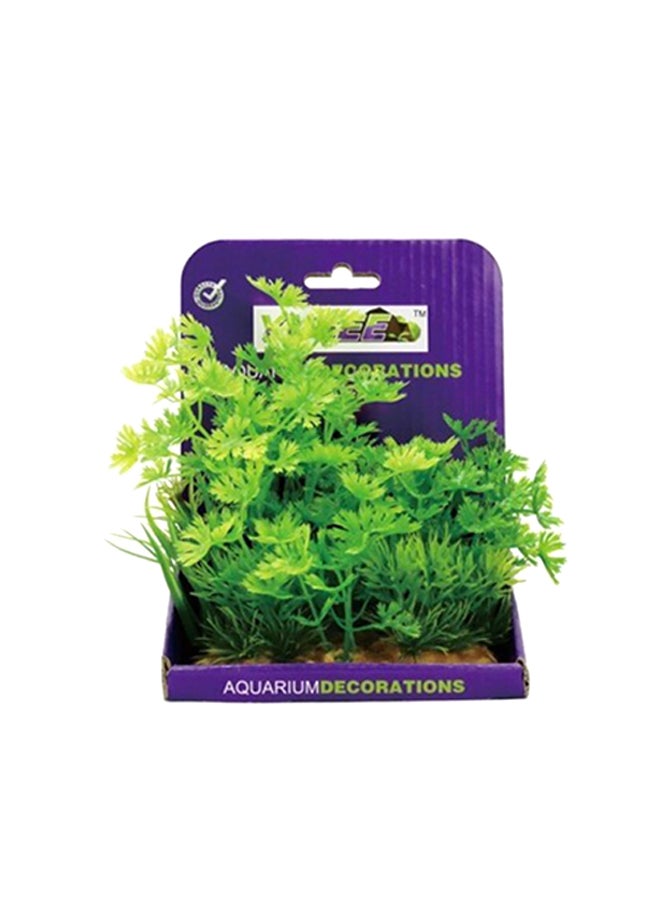 نبات صناعي لتزيين حوض الأسماك أخضر