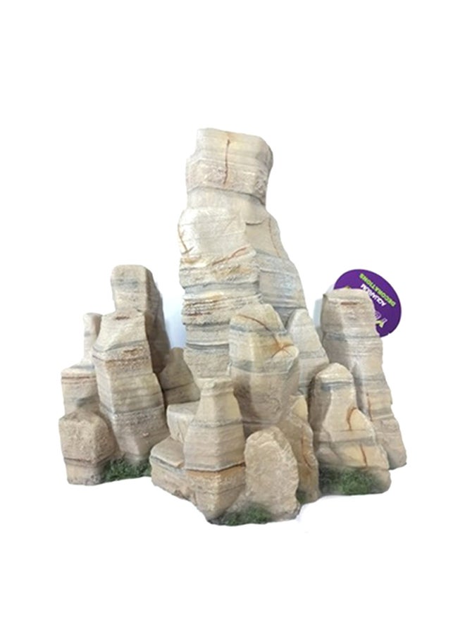 زينة لحوض السمك أبيض