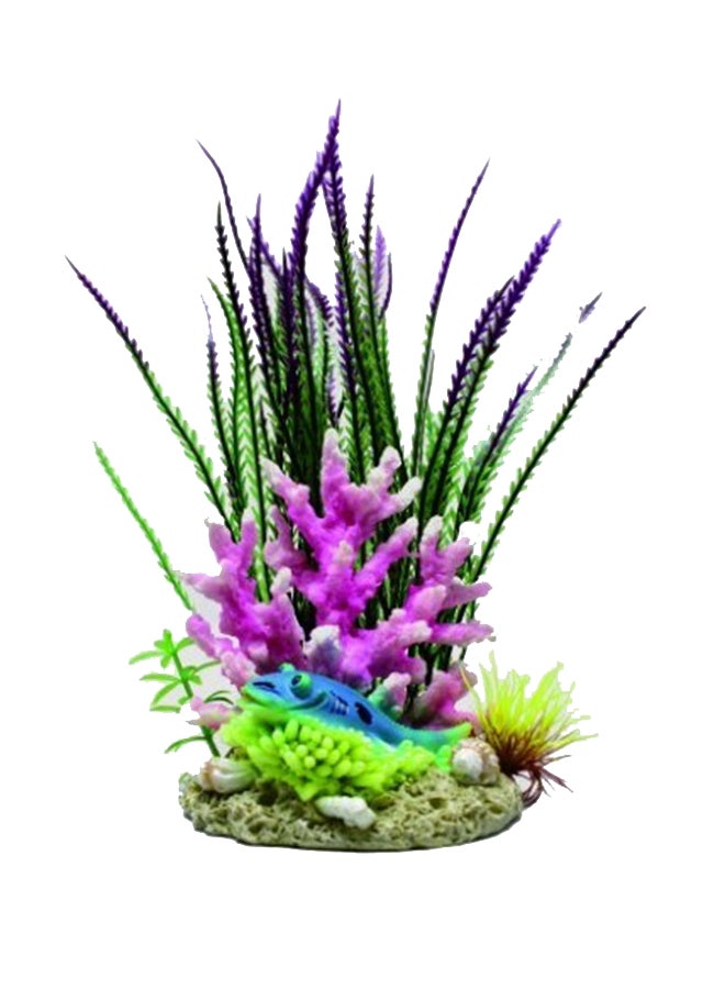 نبات صناعي لتزيين حوض الأسماك متعدد الألوان