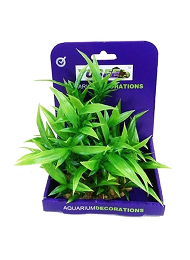Aquarium Decoration  Artificial Plant Green