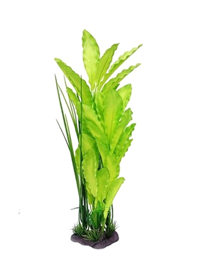 Aquarium Decoration  Artificial Plant Green