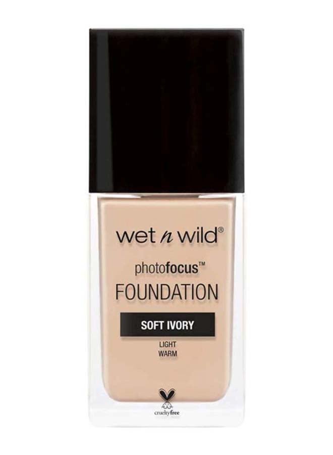 Wet N Wild Wet N Wild Photo Focus Foundation, Soft Ivory , 1 Fluid Ounce Soft Ivory  - Image 1