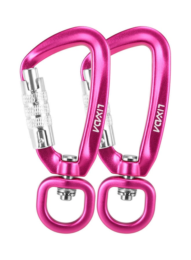 LIXADA Pack Of 2 Swivel Carabiner Clips - Image 1