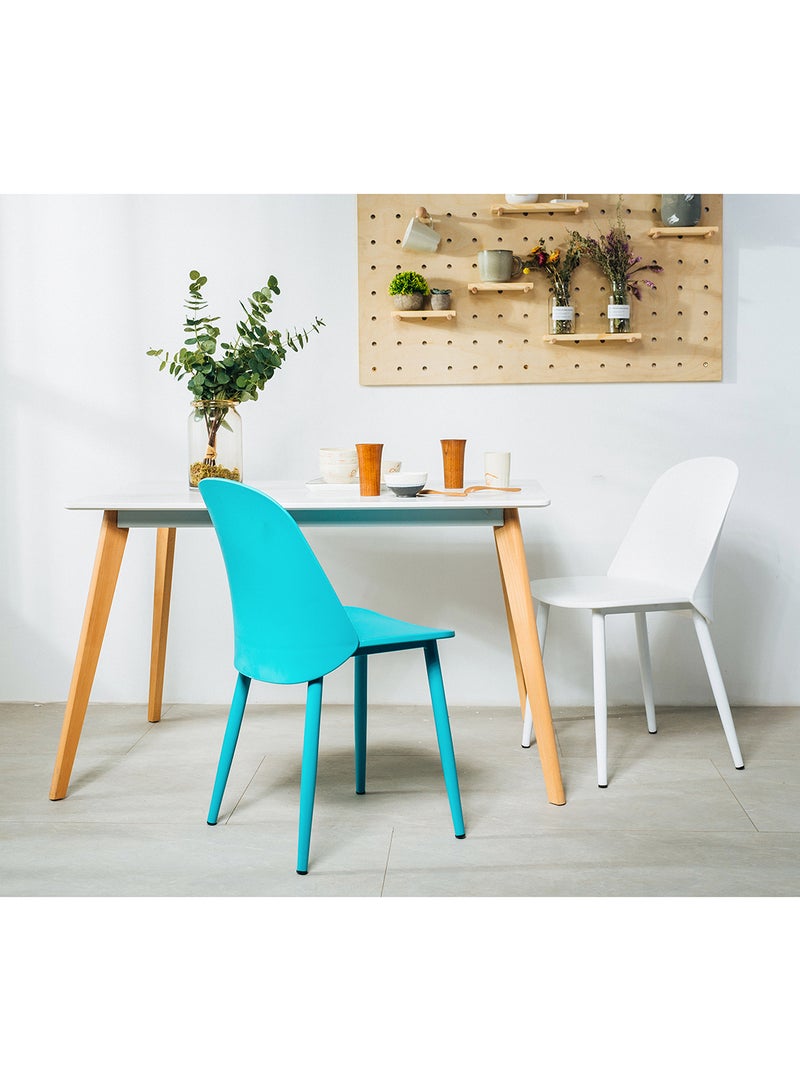Switch Dining Chair In Skyblue Plastic Chair Size 46 X 53.7 X 89.5 Skyblue 46*53.7*89.5cm - Image 4