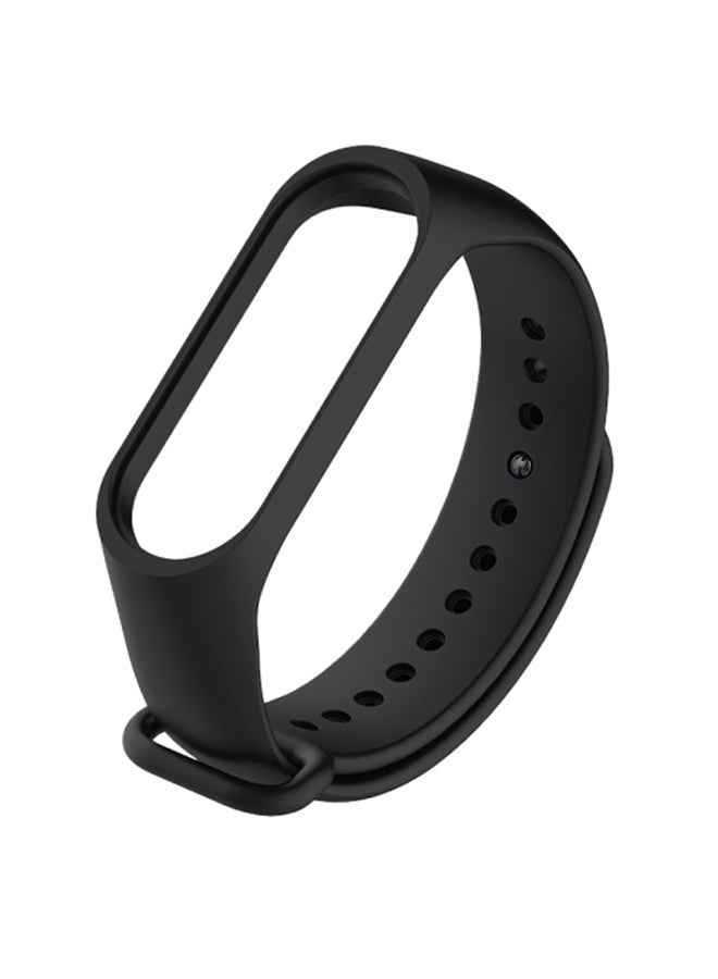 Marrkhor Replacement Fitness Tracker Band For Xiaomi Mi Band 5 Black