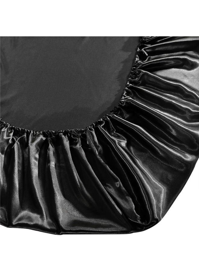 Generic Smooth Bed Sheet Cover Black  - Image 3