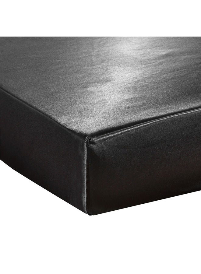 Generic Smooth Bed Sheet Cover Black  - Image 4
