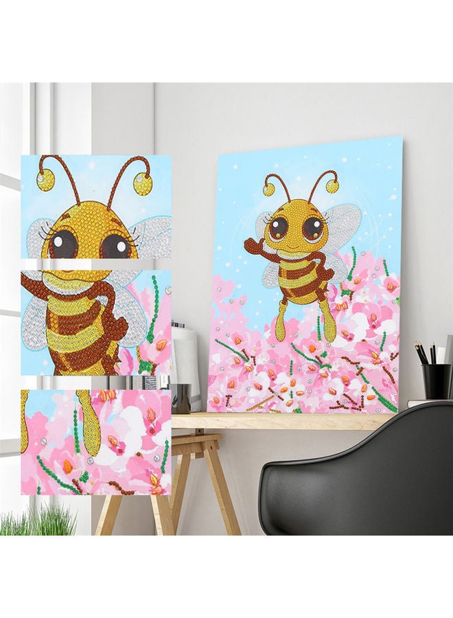 Generic - Honey Bee Pattern DIY 5D Diamond Wall Decor Multicolor - Image 1
