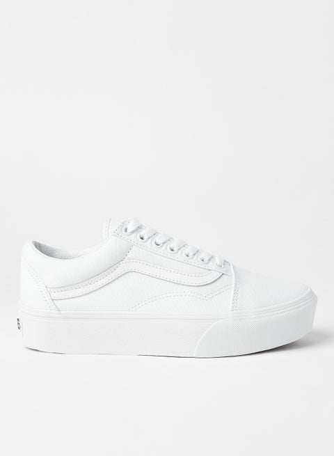 Old Skool Platform Sneakers White