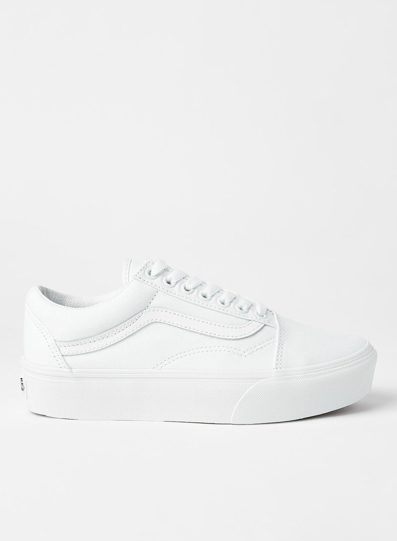 VANS Old Skool Platform Sneakers White  - Image 1