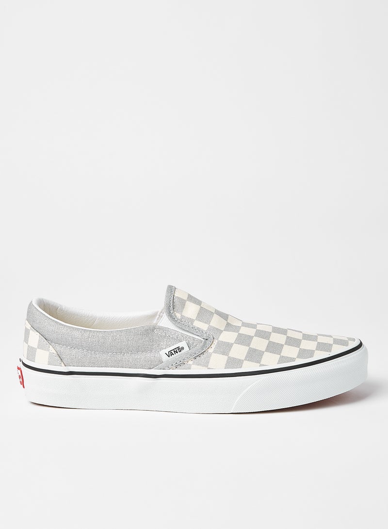 Classic Checkerboard Slip-On Grey