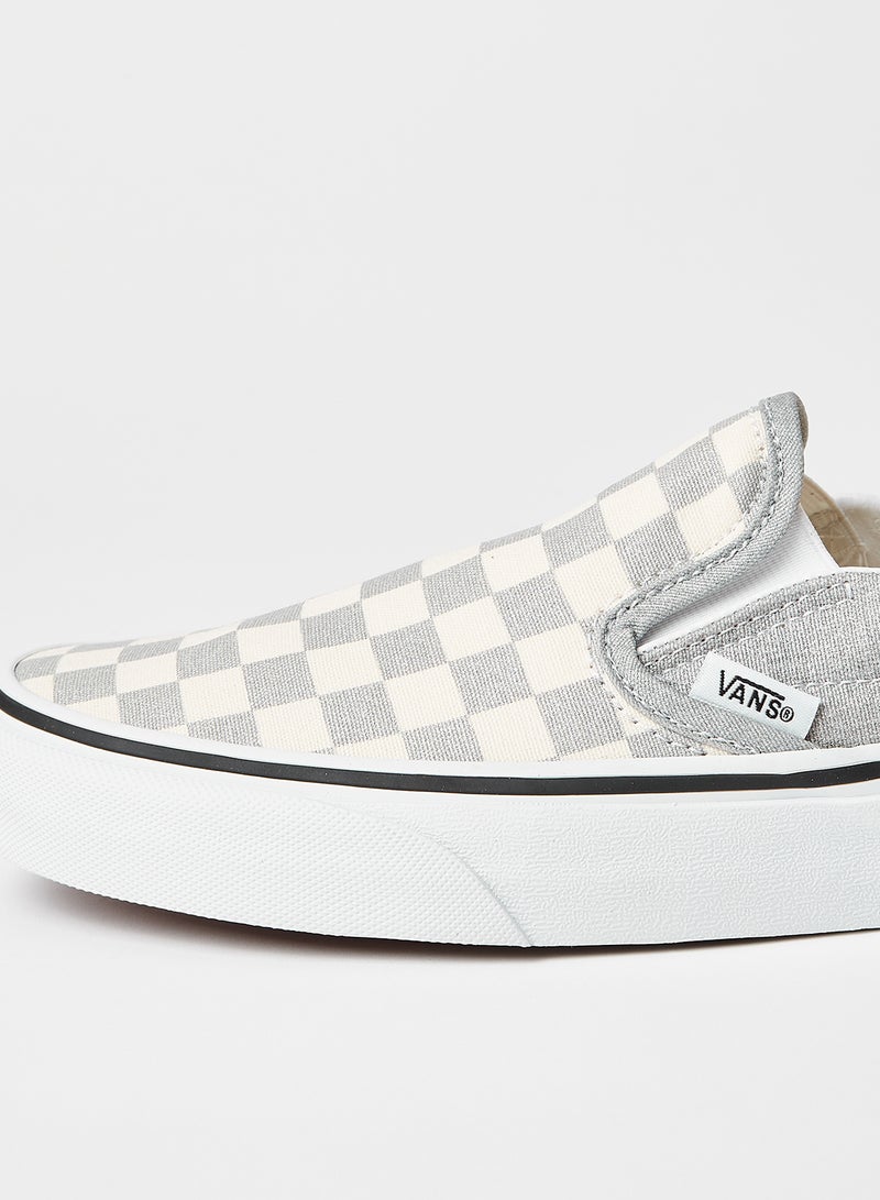 Classic Checkerboard Slip-On Grey