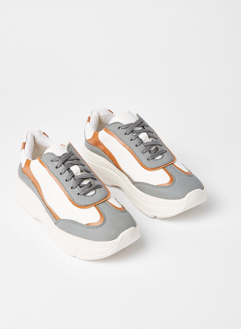 Sivvi x GenM Colorblock Chunky Sneakers Multicolour  - Image 2