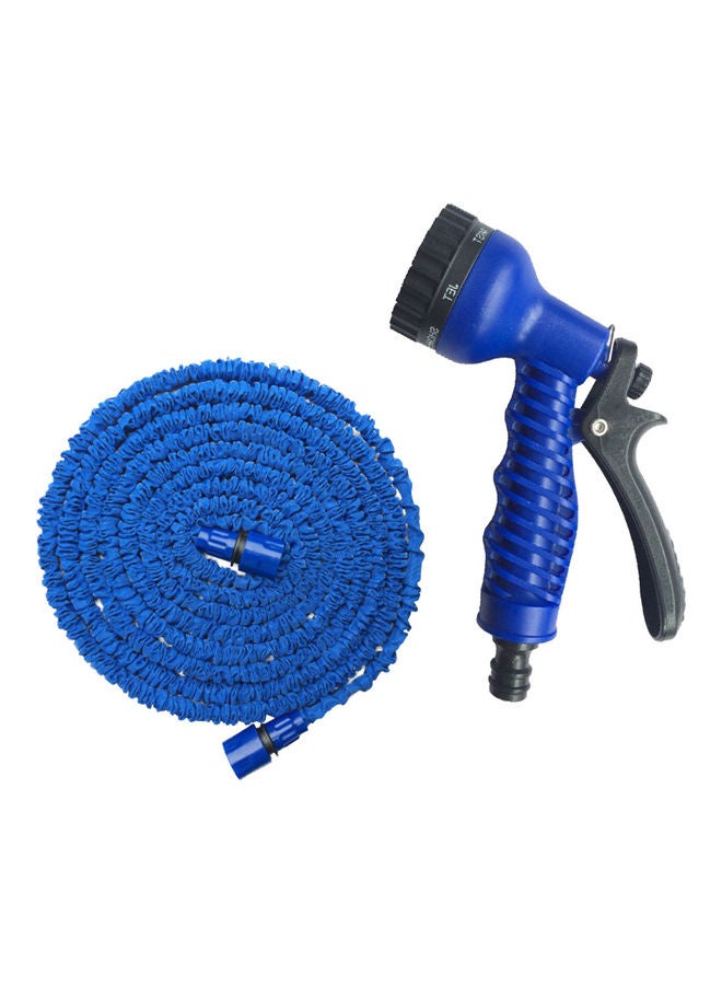 Generic Expandable Hose High Pressure Telescopic Watering Pipe Blue 21.50x7.50x8.50cm 
