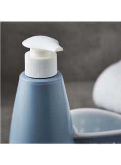 Home Box Agace Soap Dispenser With Holder Grey/White 19x16x7cm  - Image 3